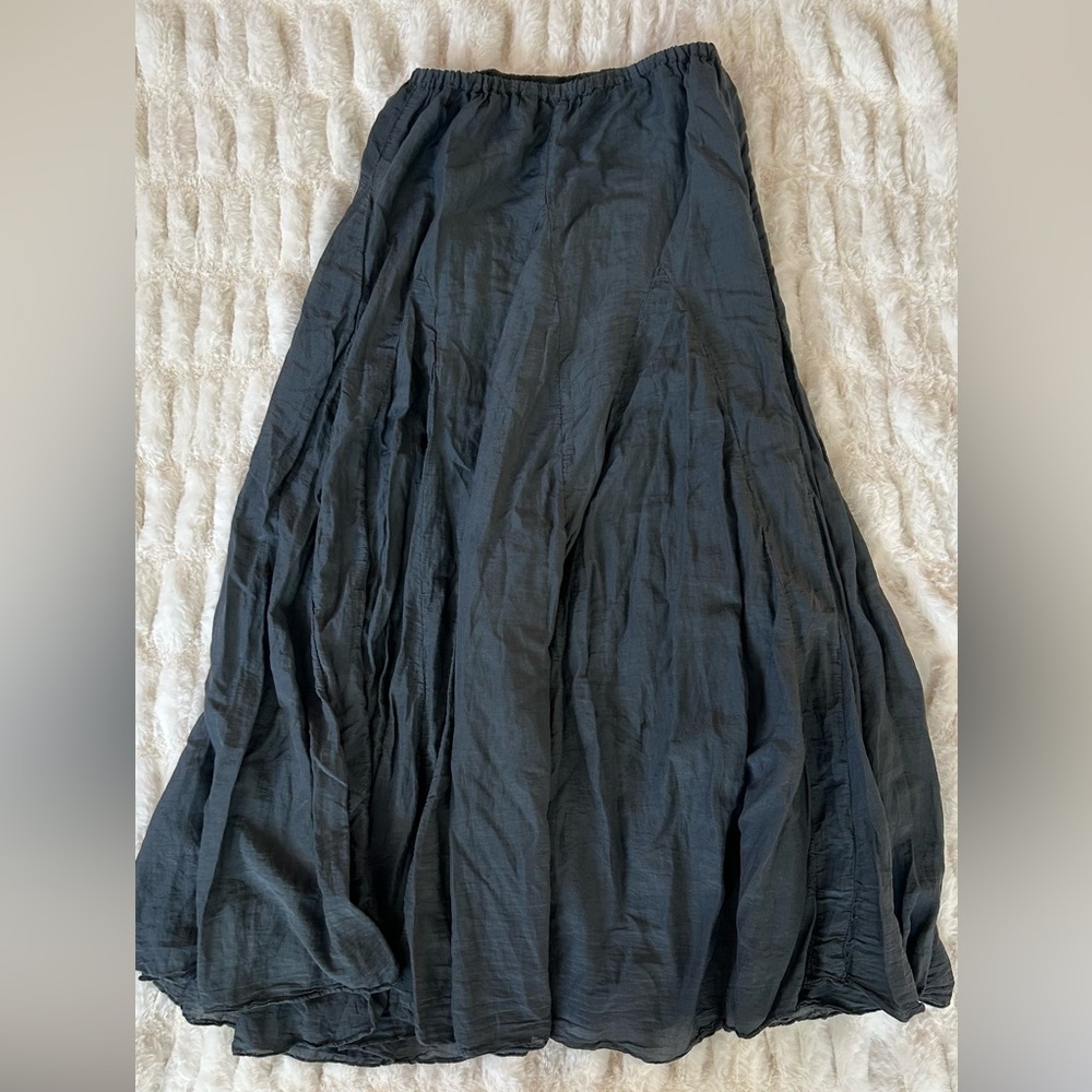 CP Shades Dark Gray Maxi Skirt